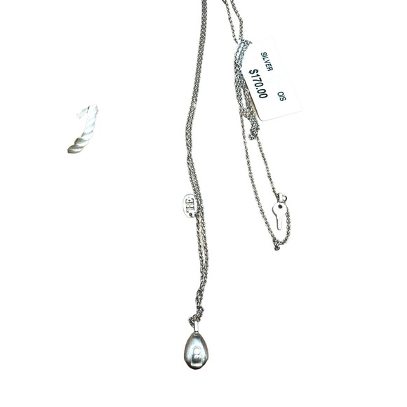 byTHIEL Bloomingdales Men's .925 Sterling Silver Lock & Key Necklace $170 - Picture 3 of 6